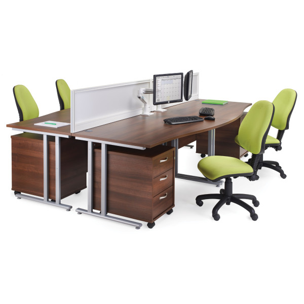 Maestro Cantilever Ergonomic Corner Office Desk